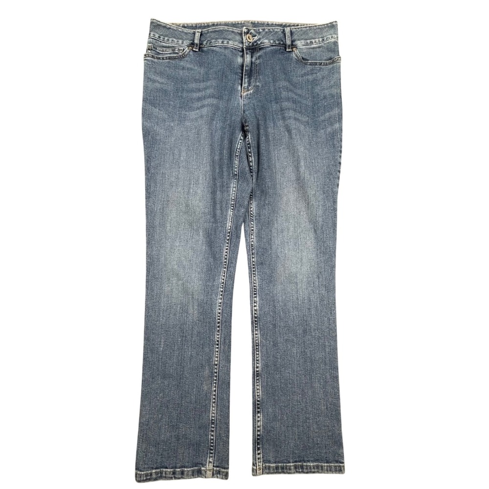 J. Jill Authentic Fit Slim Leg Jeans Womens 10 Petite Blue Medium‎ Wash Stretch